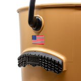 HUCK Performance Bucket - Black n' Tan - Tan w/Black Handle - Fishing Monsters