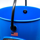 HUCK Performance Bucket - Black n' Blue - Blue w/Black Handle - Fishing Monsters