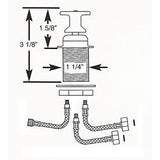 Scandvik T-Handle Shower Mixer Control - Fishing Monsters