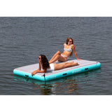 Solstice Watersports 8' x 5' Luxe Dock w/Traction Pad & Ladder - Fishing Monsters