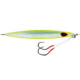 Williamson Kensaki 120 Jig - 5.25" - 4.25oz - UV Chartreuse Glow Zebra - Fishing Monsters