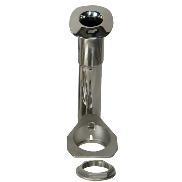 C.E. Smith 80 Series Screwless Flush Mount Rod Holder - 15 Degree - Stainless Steel - Cast Bottom - Black Liner