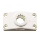 Scotty Combination Side / Deck Mount - White - Fishing Monsters