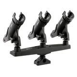 Scotty Triple Rod Holder w/3 230 Power Lock Rod Holders - Fishing Monsters