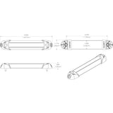 Lumitec MiniRail2 6" Light - White Non Dimming - Fishing Monsters