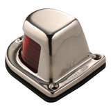 Attwood 1-Mile Deck Mount, Red Sidelight - 12V - Stainless Steel Housing - Fishing Monsters