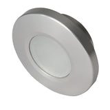 Lumitec Orbit - Flush Mount Down Light - Brushed Finish - 3-Color Blue/Red Non Dimming w/White Dimming Light - Fishing Monsters