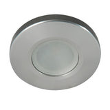 Lumitec Orbit - Flush Mount Down Light - Brushed Finish - 3-Color Blue/Red Non Dimming w/White Dimming Light - Fishing Monsters