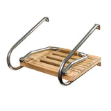 Whitecap Teak Swim Platform w/Ladder f/Inboard/Outboard Motors - Fishing Monsters