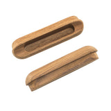 Whitecap Teak Oblong Drawer Pull - 4-1/16"L - 2 Pack - Fishing Monsters