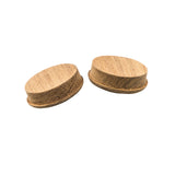 Whitecap Teak Round Drawer Pull - 1-3/8" Round - 2 Pack - Fishing Monsters