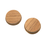 Whitecap Teak Round Drawer Pull - 1-3/8" Round - 2 Pack - Fishing Monsters