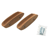 Whitecap Teak Oval Drawer Pull - 4"L - 2 Pack - Fishing Monsters