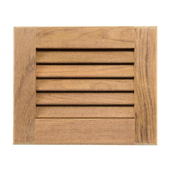 Whitecap Teak Louvered Insert - 7-1/2