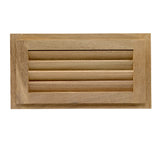 Whitecap Teak Louvered Insert - 6-3/8" x 11-3/16" x 3/4" - Fishing Monsters