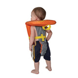 Full Throttle Baby-Safe Vest - Infant to 30lbs - Orange/Grey - Fishing Monsters