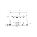 TACO 4-Rod Transom Mount Rod Rack - Fishing Monsters