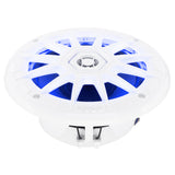 Boss Audio 6.5" MRGB65 Speakers w/RGB Lighting - White - 200W - Fishing Monsters