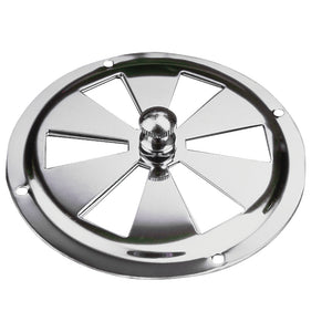 Sea-Dog Stainless Steel Butterfly Vent - Center Knob - 5"