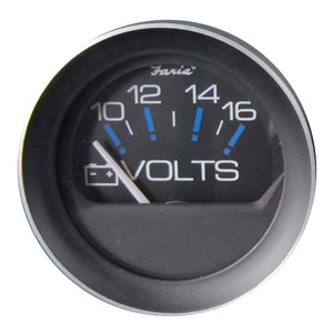 Faria Coral 2" Voltmeter (10-16 VDC)