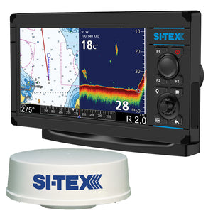 SI-TEX NavPro 900F w/MDS-12 WiFi 24" Hi-Res Digital RAdome Radar w/15M Cable - Fishing Monsters