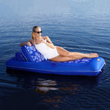 Aqua Leisure Supreme Convertible Lounge Ripstop Hawaiin Wave - Fishing Monsters