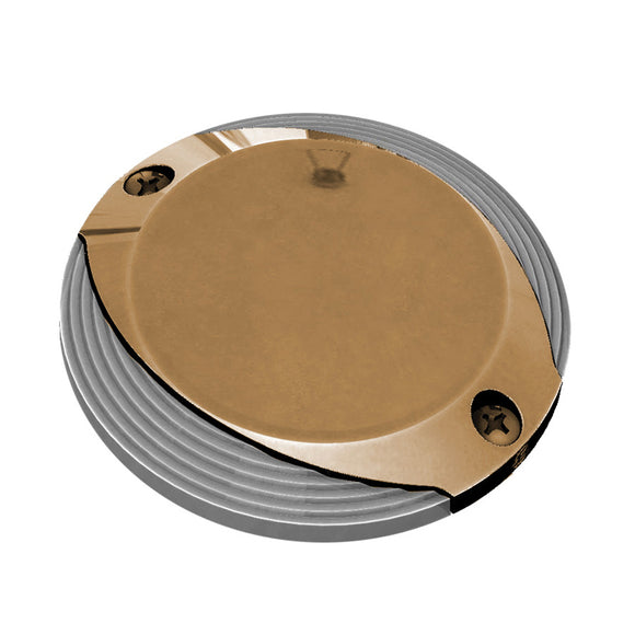 Lumitec Scallop Surface Mount Pathway Light - Spectrum RGBW/Warm White - Bronze Finish