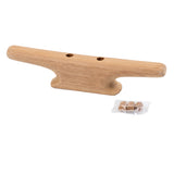 Whitecap 6" Cleat - Teak - Fishing Monsters