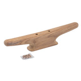 Whitecap 12" Cleat - Teak - Fishing Monsters