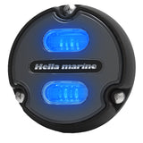 Hella Marine Apelo A1 Blue White Underwater Light - 1800 Lumens - Black Housing - Charcoal Lens - Fishing Monsters