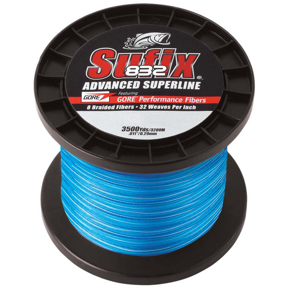 Sufix 832® Advanced Superline® Braid - 20lb - Coastal Camo - 3500 yds