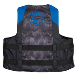 Full Throttle Adult Nylon Life Jacket - L/XL - Blue/Black - Fishing Monsters