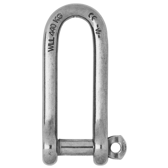 Wichard Captive Pin Long D Shackle - Diameter 5mm - 3/16