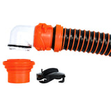 Camco RhinoEXTREME 20' Sewer Hose Kit w/4 In 1 Elbow Caps - Fishing Monsters