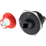 Sea-Dog Mini Battery Switch Key w/Removable Knob - 32V & 300A - Fishing Monsters