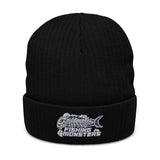 Ribbed Knit Beanie - Fishing Monsters