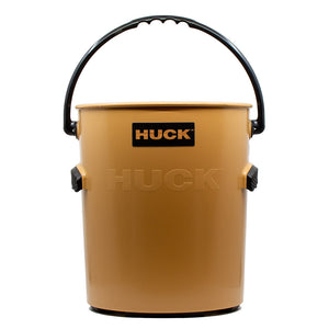 HUCK Performance Bucket - Black n' Tan - Tan w/Black Handle - Fishing Monsters