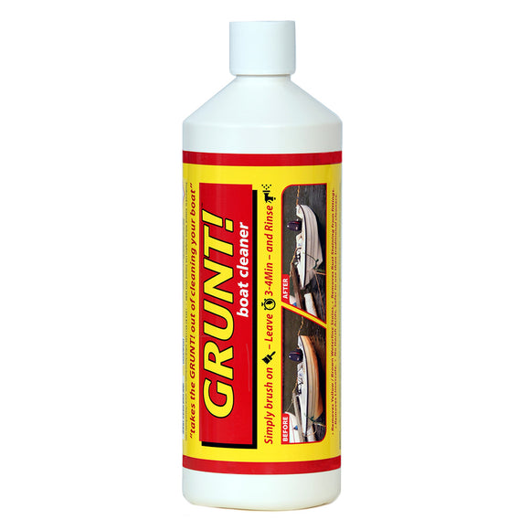 GRUNT! 32oz Boat Cleaner - Removes Waterline & Rust Stains - Fishing Monsters