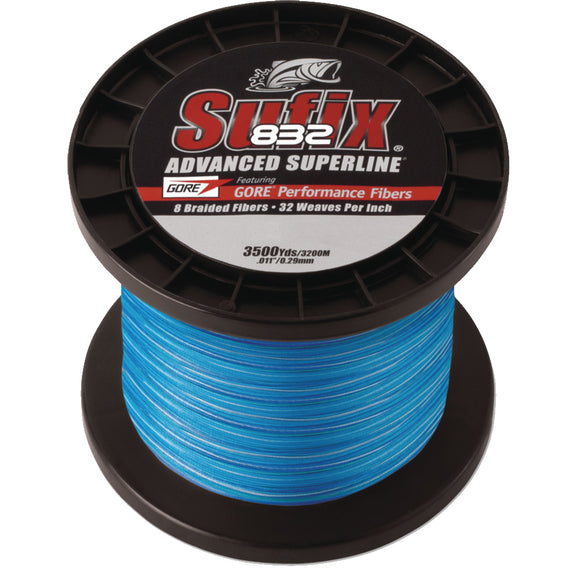 Sufix 832 Braid - 50lb - Coastal Camo - 3500 yds - Fishing Monsters