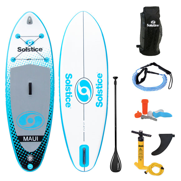 Solstice Watersports 8' Maui Youth Inflatable Stand-Up Paddleboard - Fishing Monsters