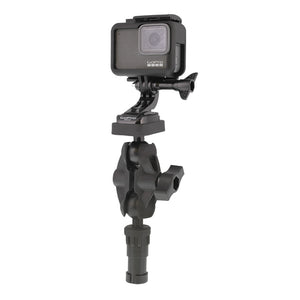 Scotty 0134 Action Camera Mount 2.0 w/Post, Track & Rail Mounts - Fishing Monsters