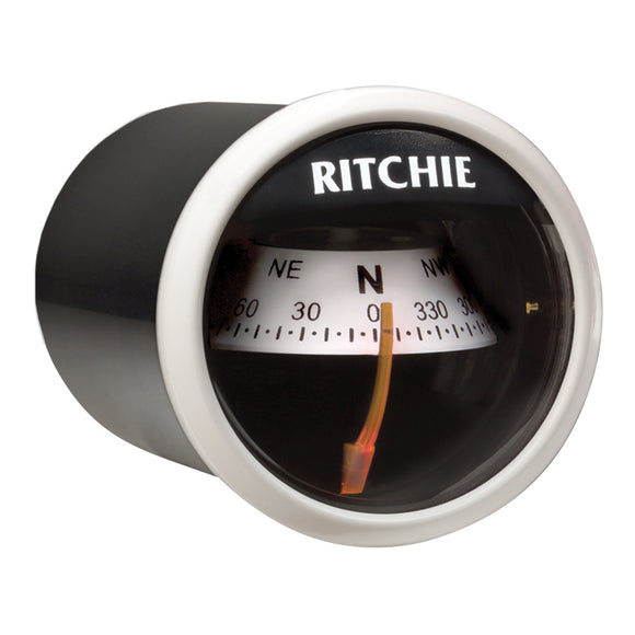 Ritchie X-23WW RitchieSport Compass - Dash Mount - White/Black - Fishing Monsters