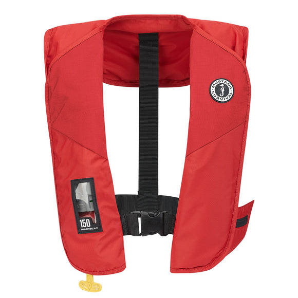 Mustang MIT 150 Convertible Inflatable PFD - Red - Fishing Monsters