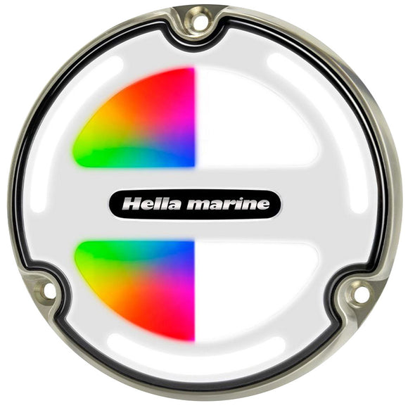 Hella Marine Apelo A3 RGBW Underwater Light - Bronze - White Lens - Fishing Monsters