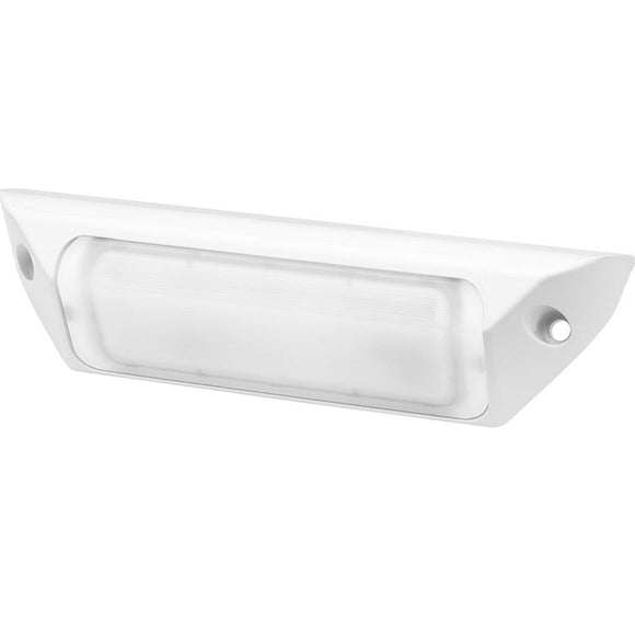 Hella Marine LED Deck Light - White Housing - 1200 Lumens - Fishing Monsters