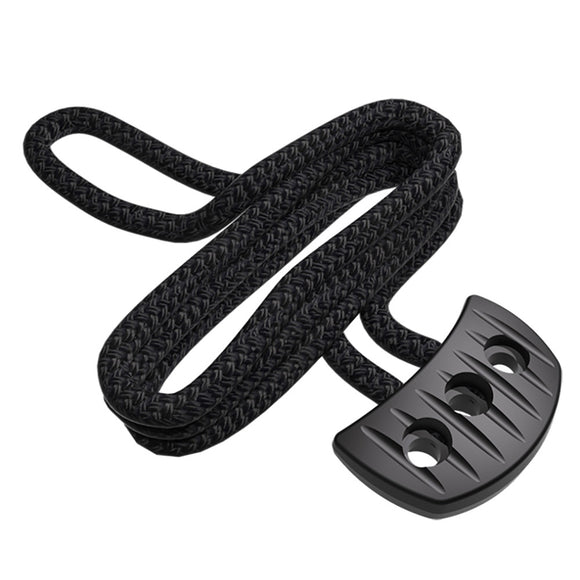 Snubber PULL w/Rope - Black - Fishing Monsters