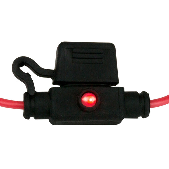 Sea-Dog ATM Mini Style Inline LED Fuse Holder - Up to 30A - Fishing Monsters