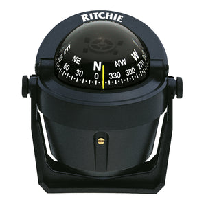 Ritchie B-51 Explorer Compass - Bracket Mount - Black - Fishing Monsters