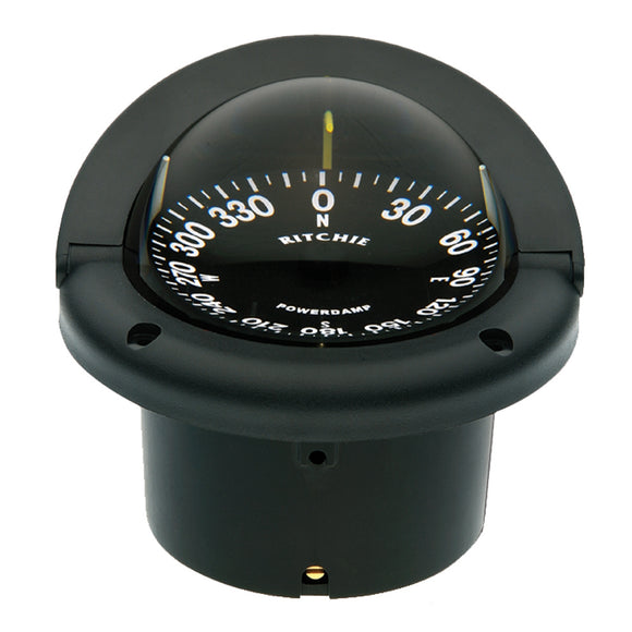 Ritchie HF-742 Helmsman Compass - Flush Mount - Black - Fishing Monsters