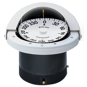 Ritchie FN-201W Navigator Compass - Flush Mount - White - Fishing Monsters